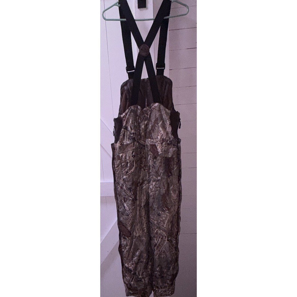 Drake Lady Women's Insulated Hunting Bibs Mossy Oak Duck Blind Camo S 4/6 - Picture 5 of 9